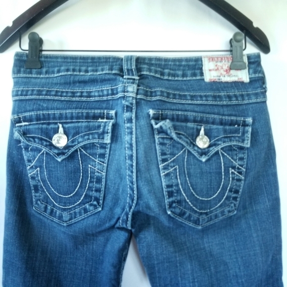 True Religion Billy Jeans Style # 10-572TS 98% Cotton Size 28 - Picture 7 of 13